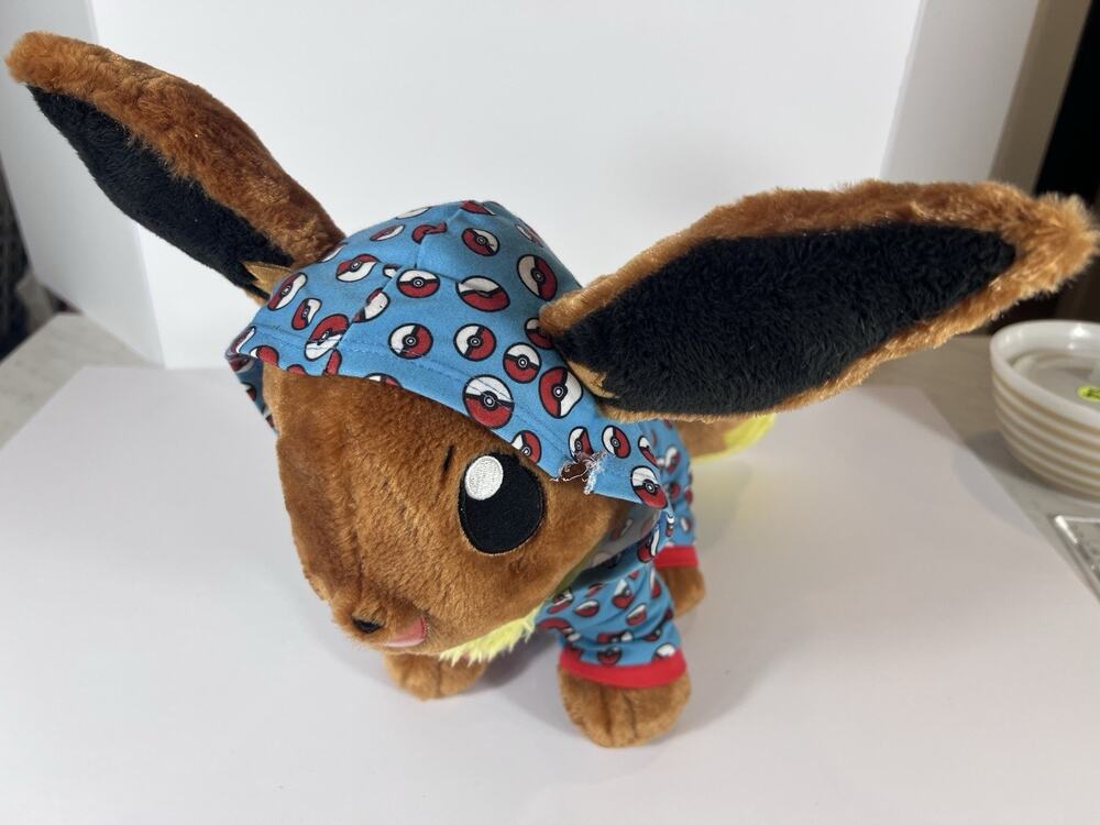 Build A Bear Pokemon Plush Eevee With Pokeball Outfit No Sound